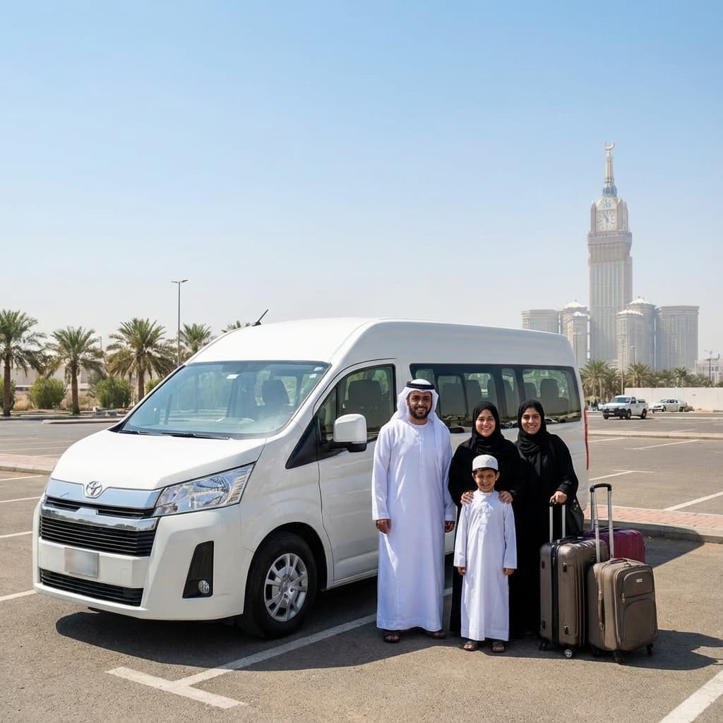 Spacious family transport for Umrah