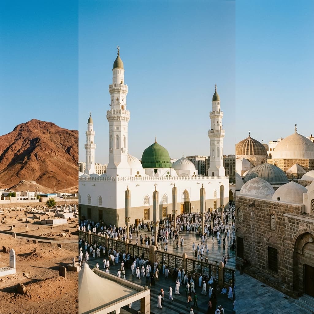 Pilgrim reading Quran inside a luxury vehicle