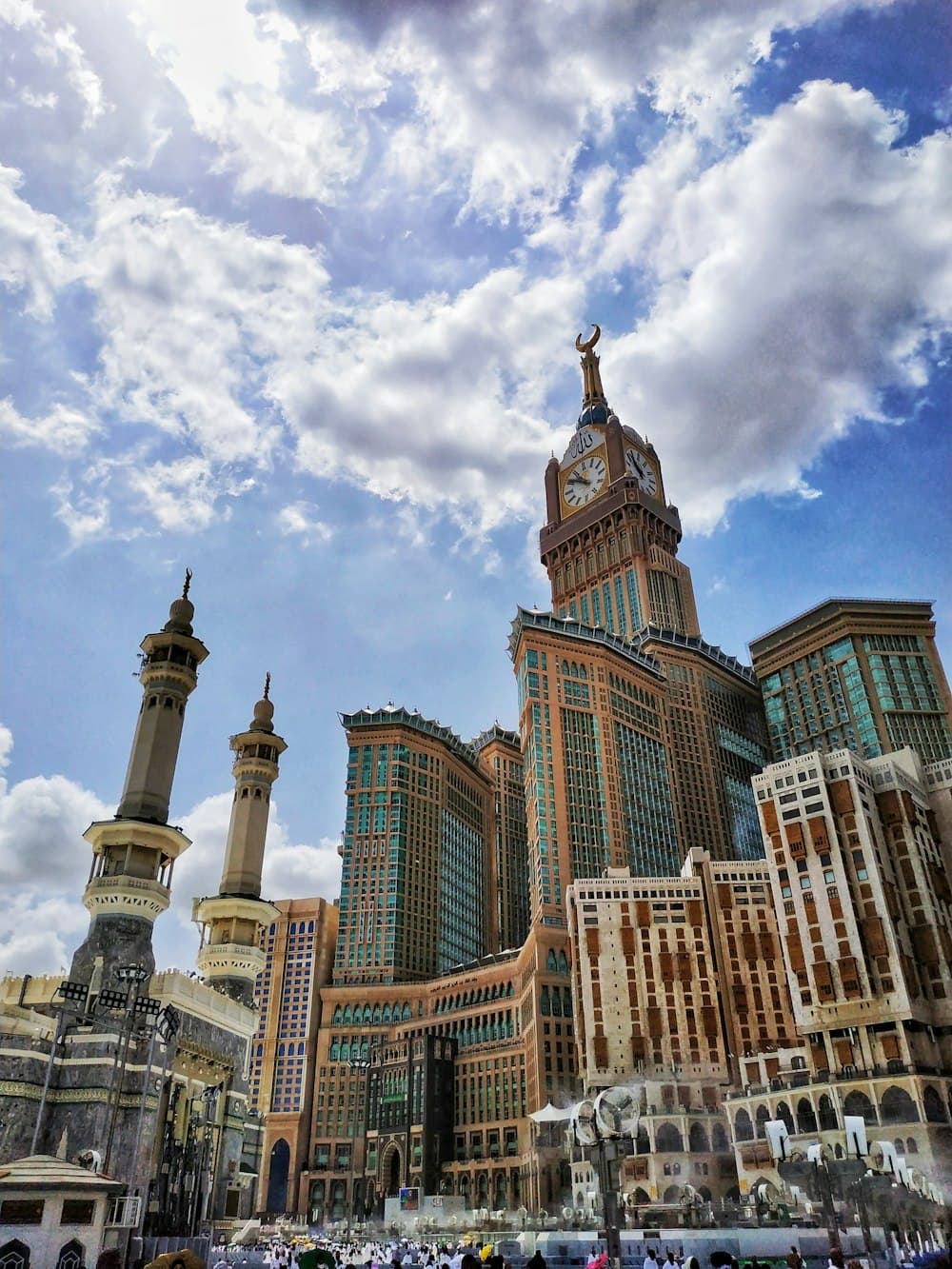First glimpse of the Holy Kaaba