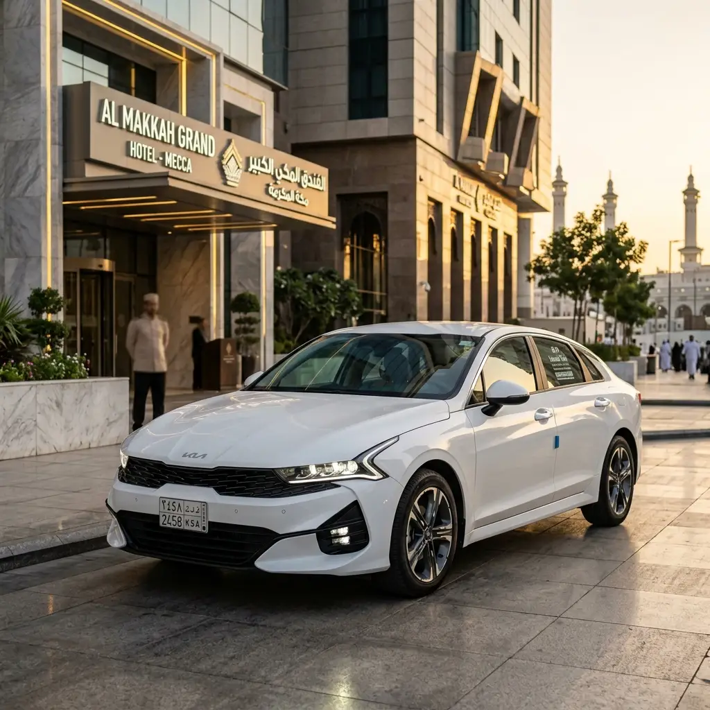Kia K5 Sedan | Comfortable Umrah Transport