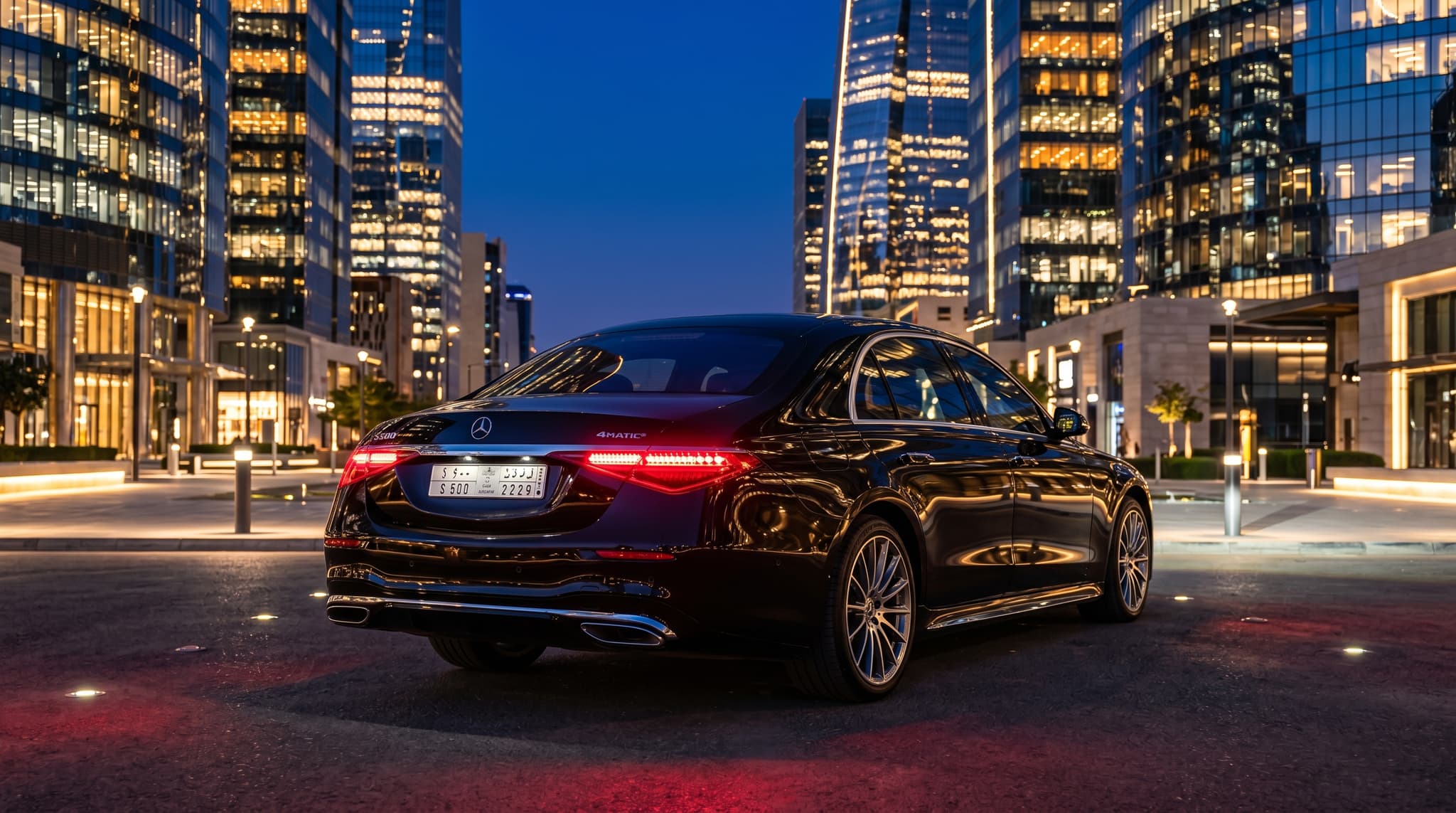 Elegant Night Rear View