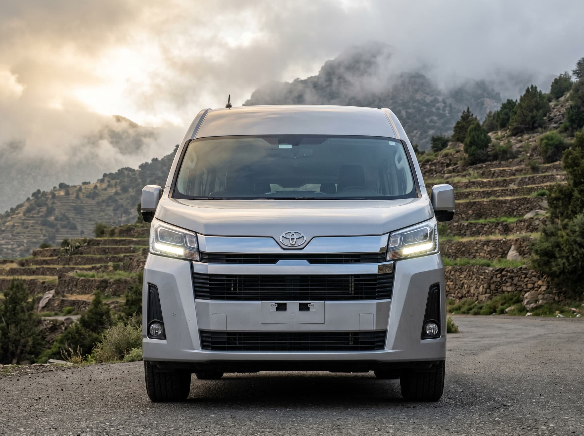 Toyota Hiace Exterior Front Abha
